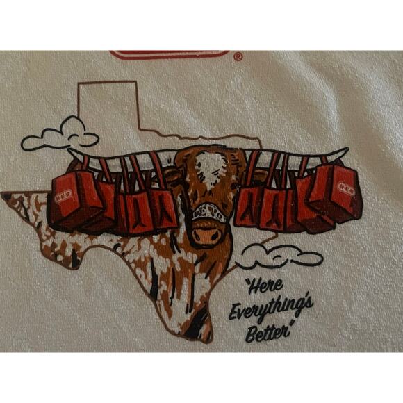 Rally Towels With HEB & Texas Longhorn Mascot Bevo Logo 2 New - Picture 5 of 6